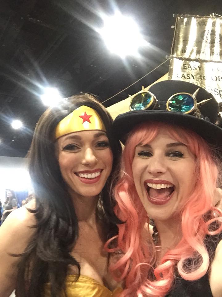 Wonder Woman Cosplay and Steampunk Cosplay by The Waterworks owner, Kali.